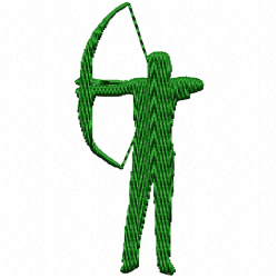 Sports Silhouette Embroidery Design 2